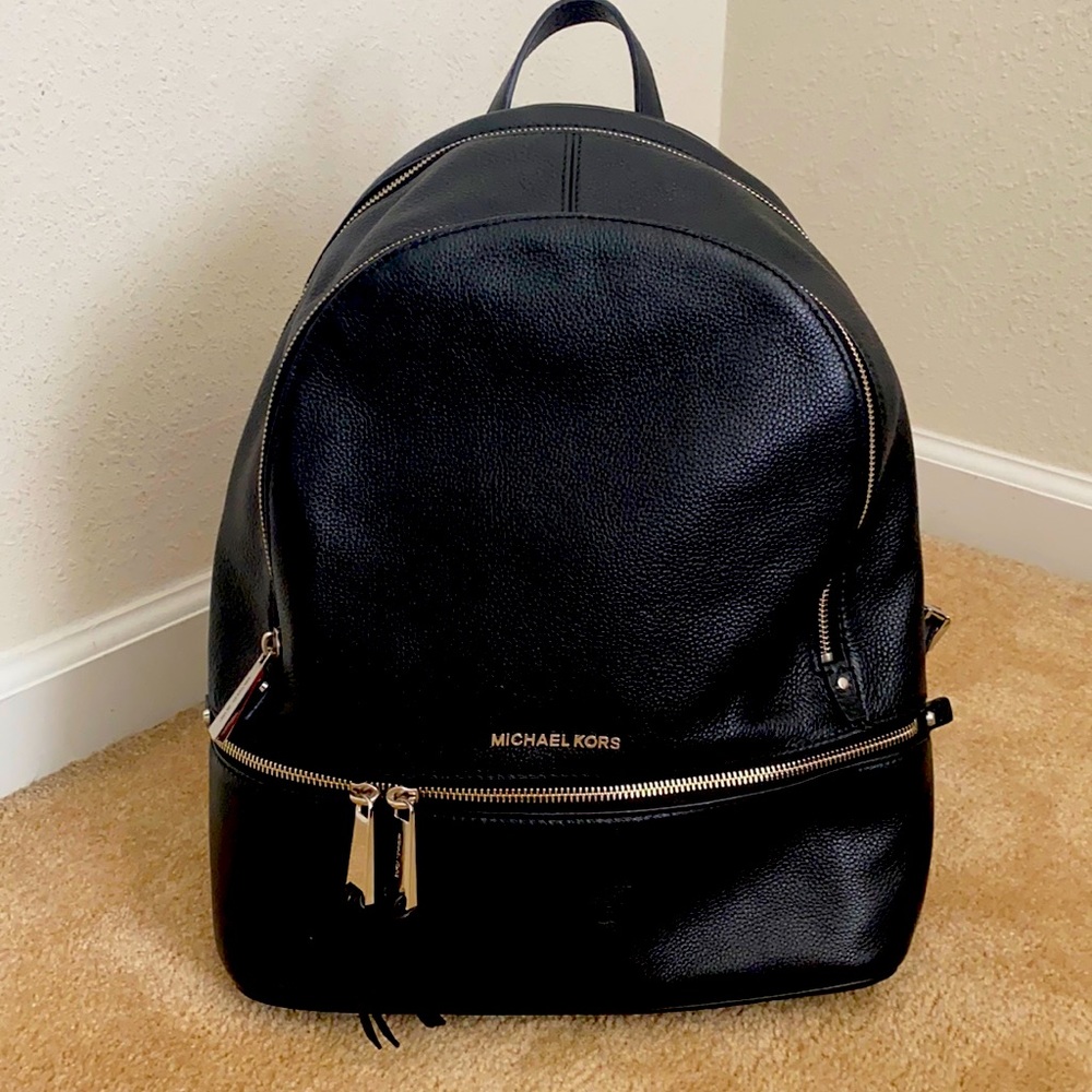 Michael Kors black backpack